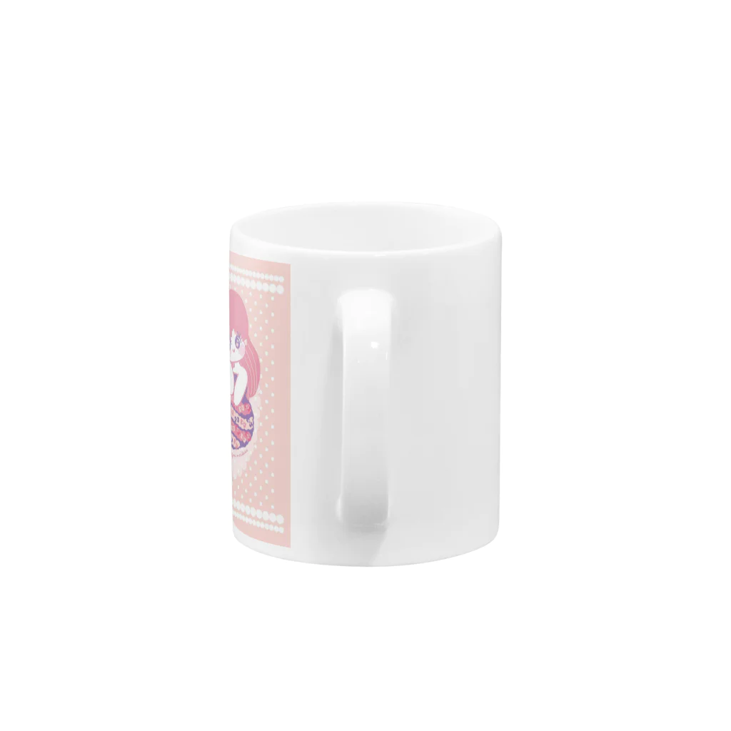 🎀りぼんぱ～ら～🎀の童話展2023のマーメイド Mug :handle