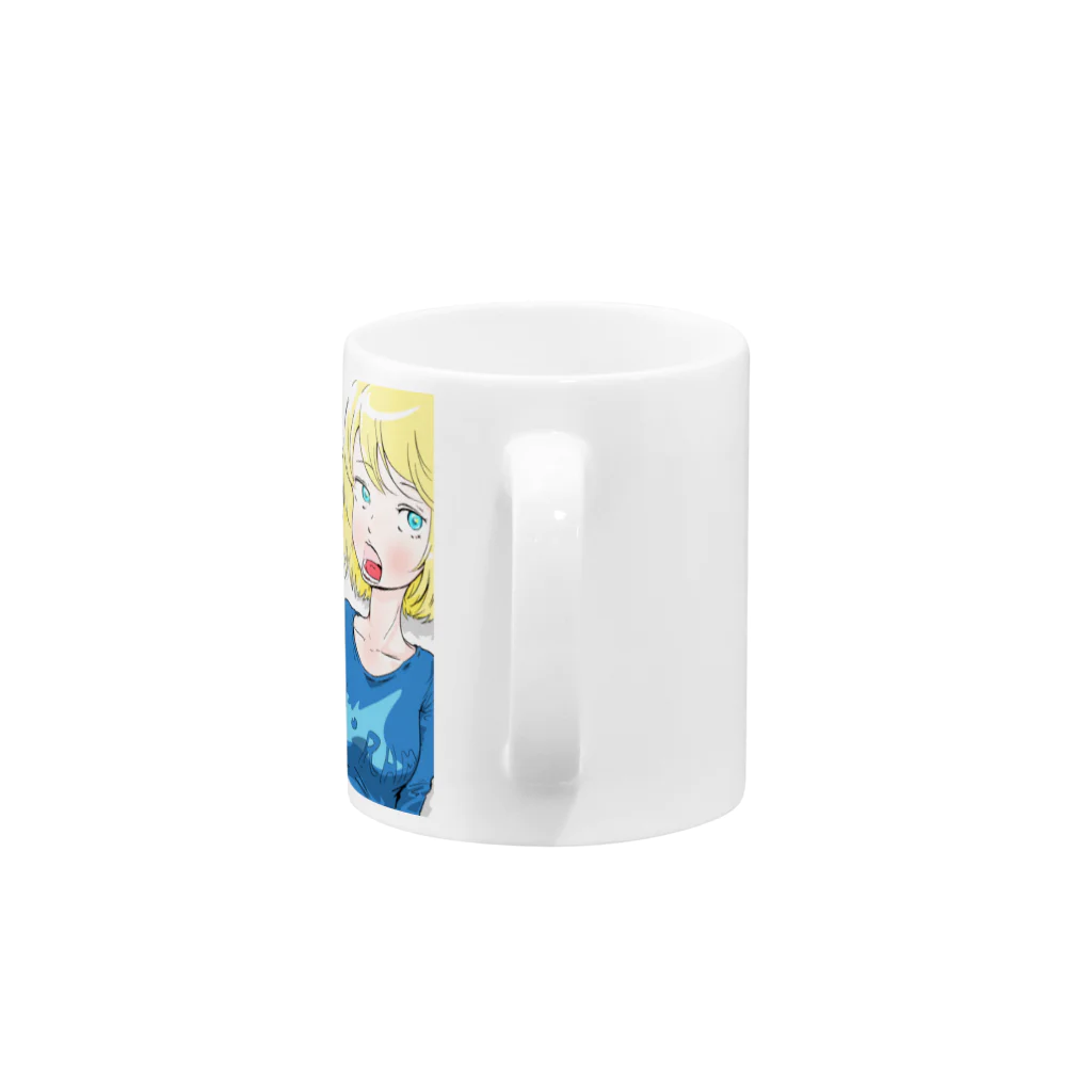 アトリエ・タケモトの「おねいさん」 Mug :handle