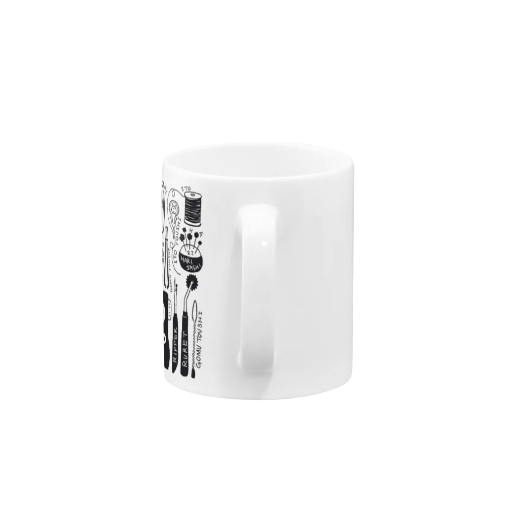 ぶたのたんこぶのちくちく かたかた Mug :handle