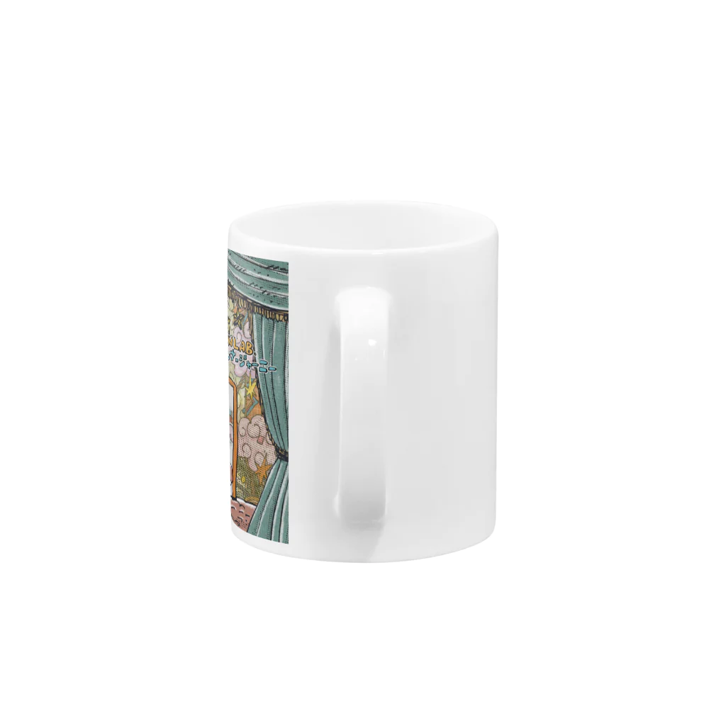 KWANONLABのアートピクニック Mug :handle