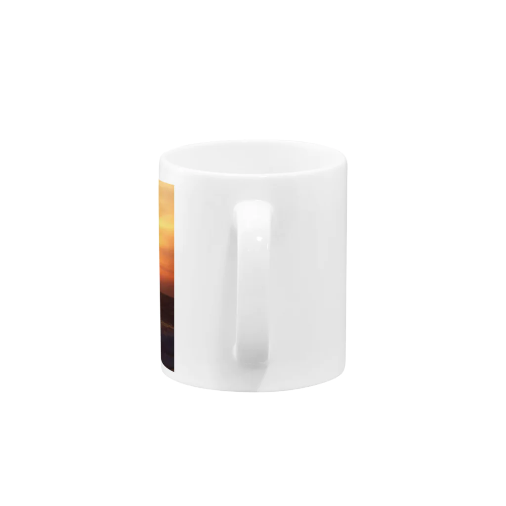 ミンテン🍙M_Ding🎙🌈のインド洋の夕日 Mug :handle