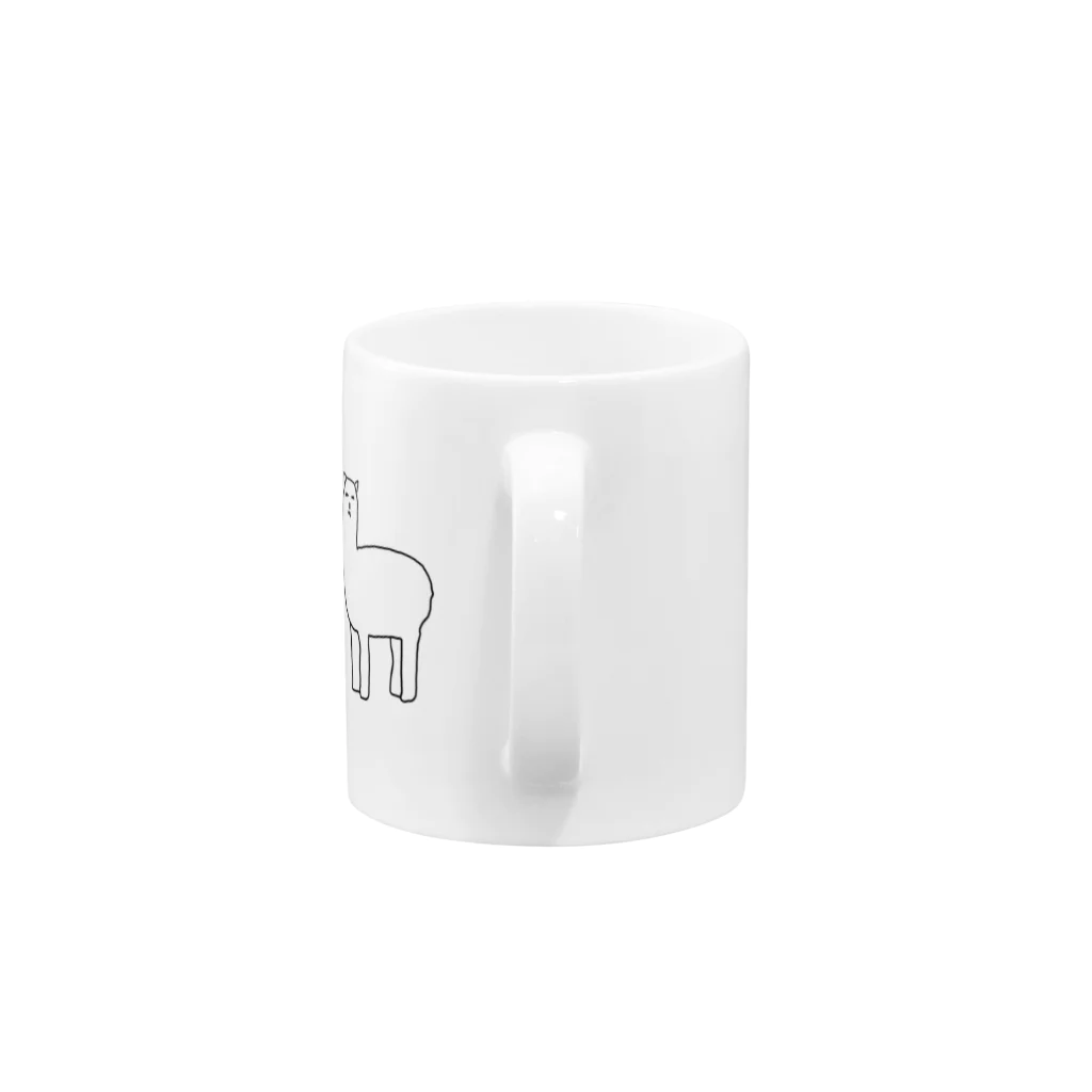 キウィの遊び場の虚無パカくん Mug :handle