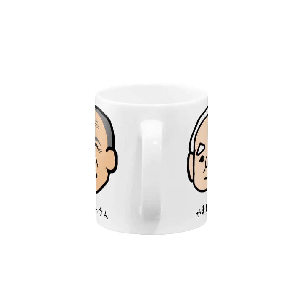 LalaHangeulのおじい３ズ Mug :handle