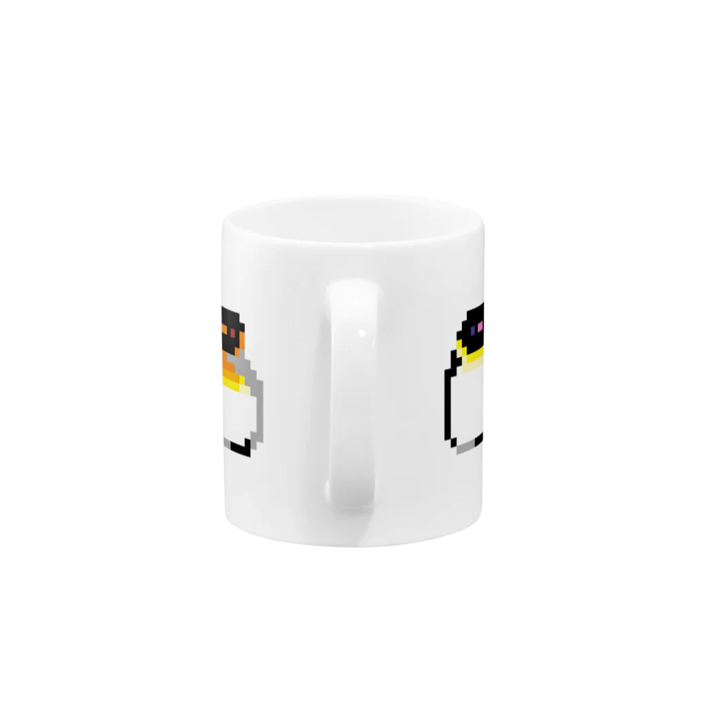 ヤママユ(ヤママユ・ペンギイナ)のピコアプテノディテス(よこ) Mug :handle