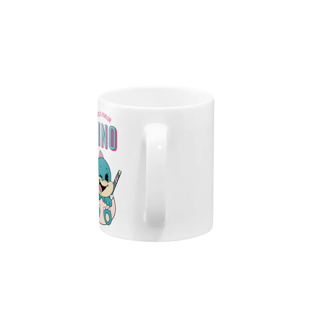 イケイケファミリーのSWEETS PARLOR DINO Mug :handle