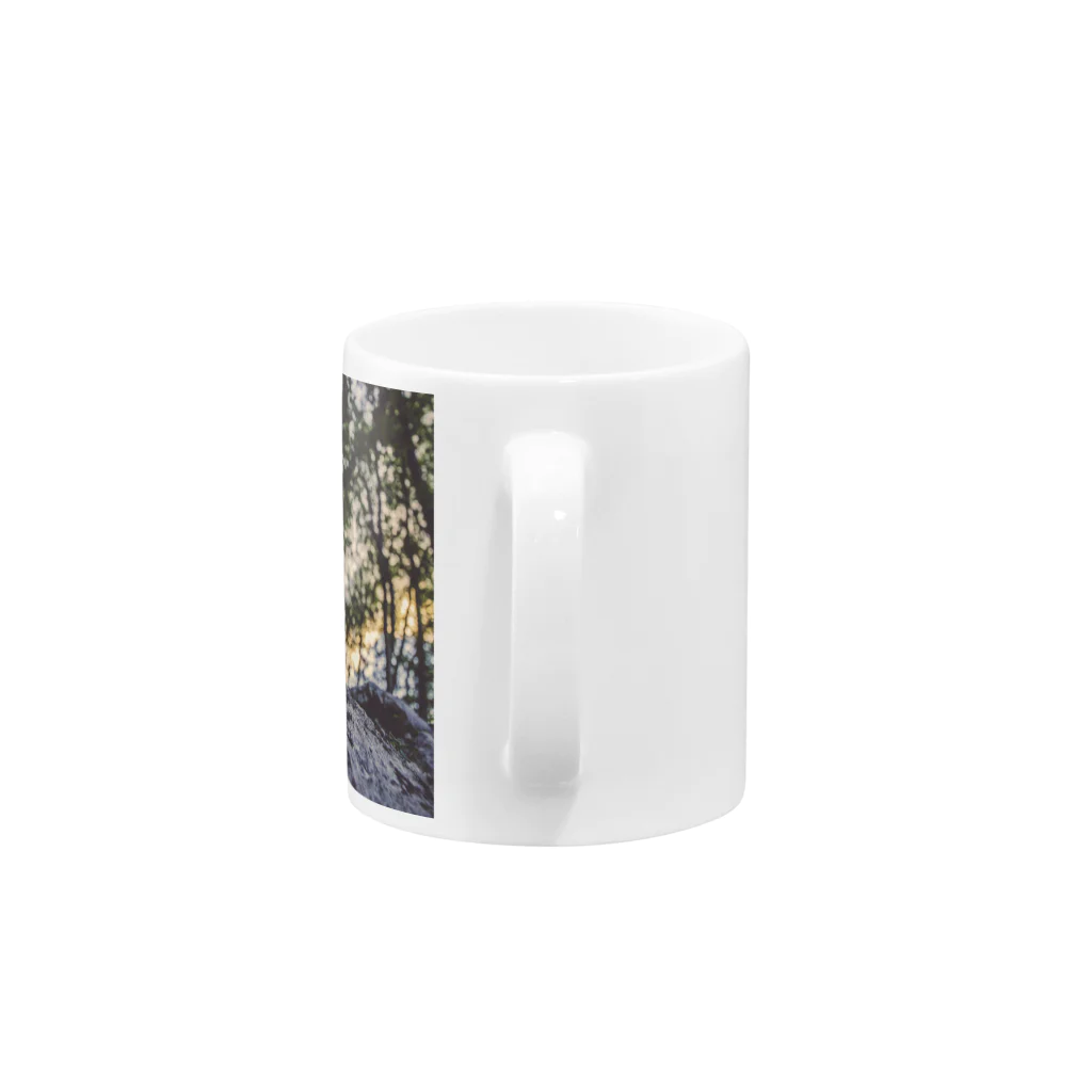 NAKAGAWA Tのstone and woods Mug :handle