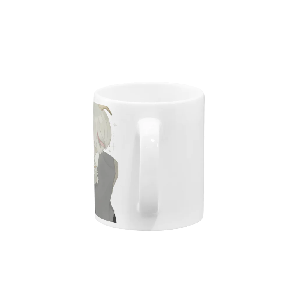 シろイロの物足りない Mug :handle