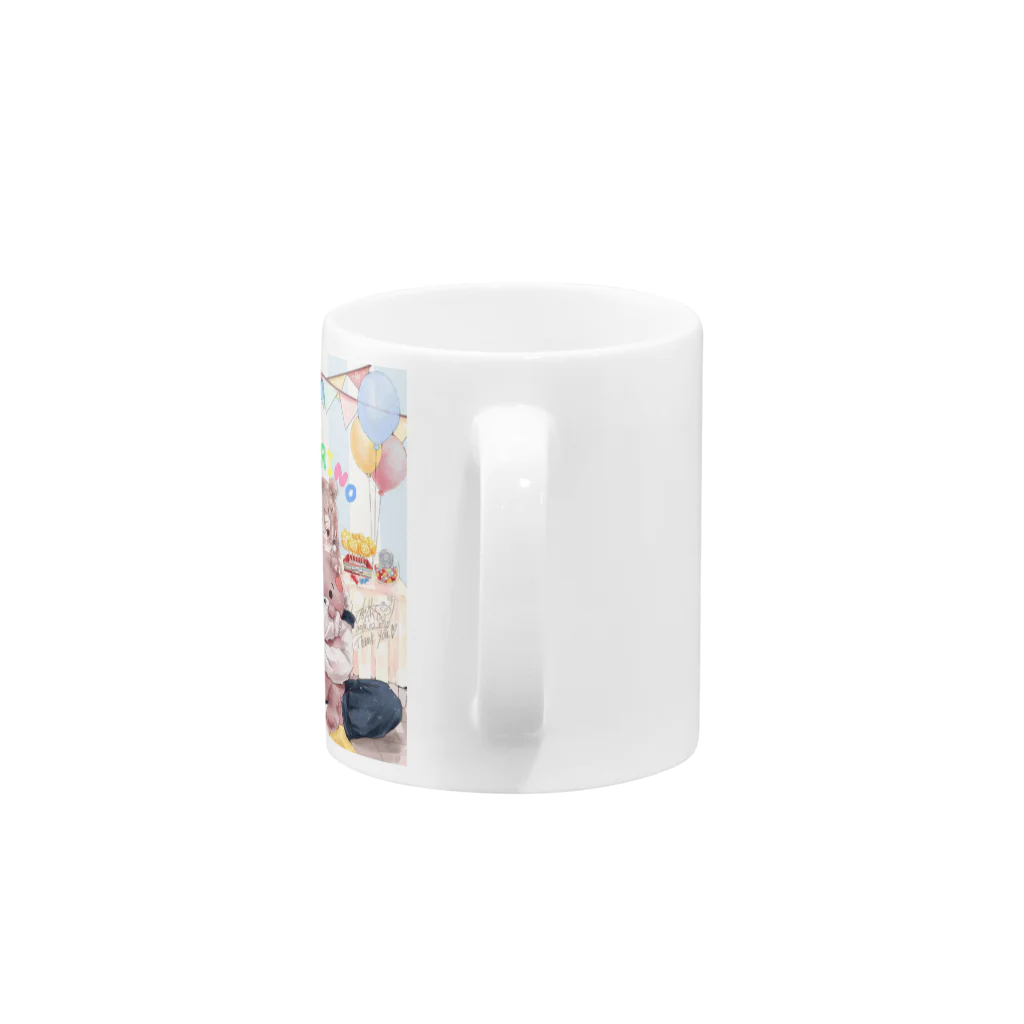 むぎ茶の森野さん Mug :handle