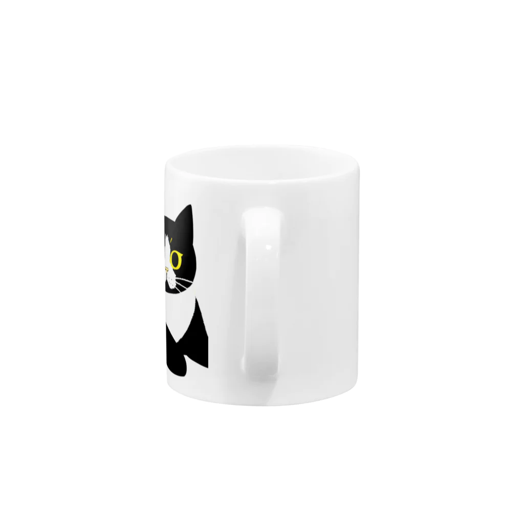 PULANETTOのリアルな猫 Mug :handle