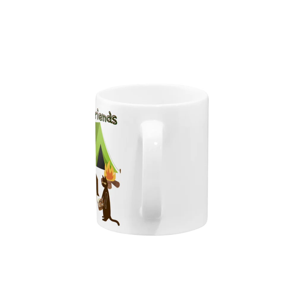 A&D Laid back lifeのChill friends  Mug :handle