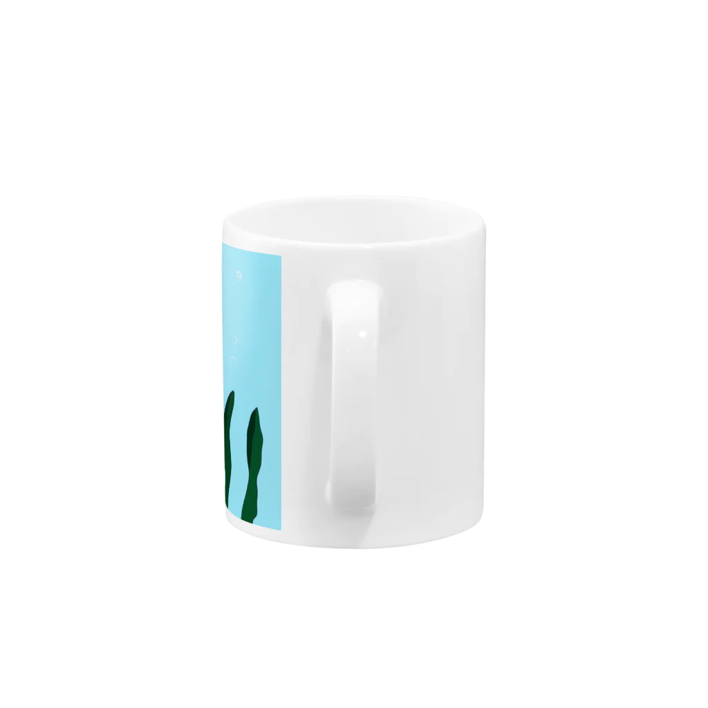 のせの水の中のエビフライ Mug :handle