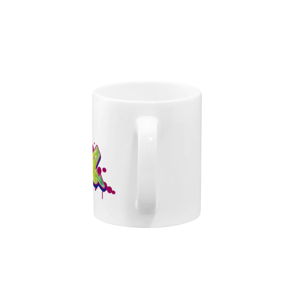 FIVE-BEANSのスプレーマン Mug :handle