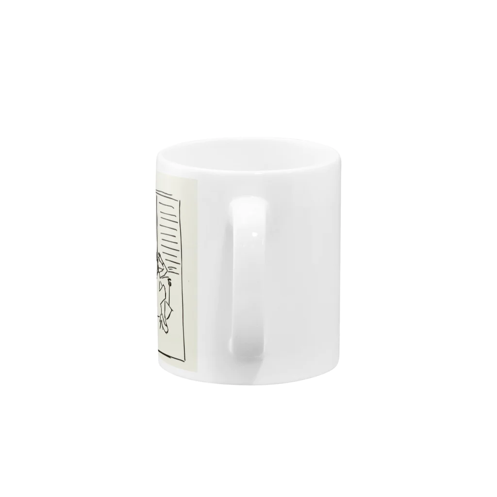 PublicCyaanのpulp fiction  Mug :handle