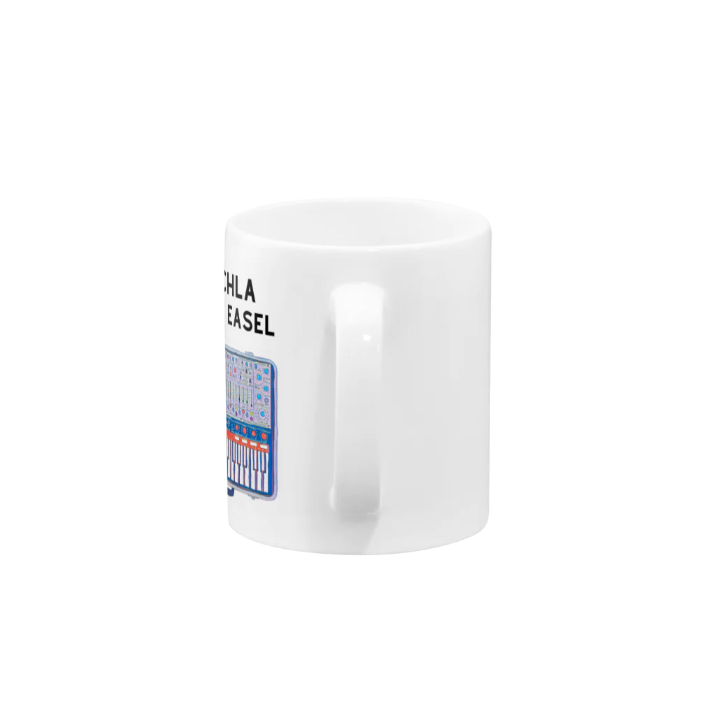 Vintage Synthesizers | aaaaakiiiiiのBuchla Music Easel Vintage Synthesizer Mug :handle