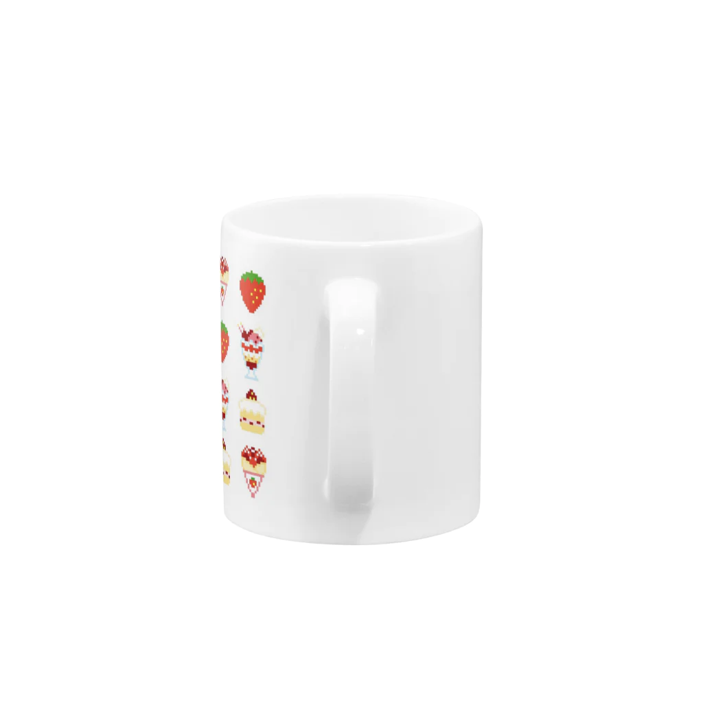 お母ちゃんヌァンシィのいちご達🍓 Mug :handle