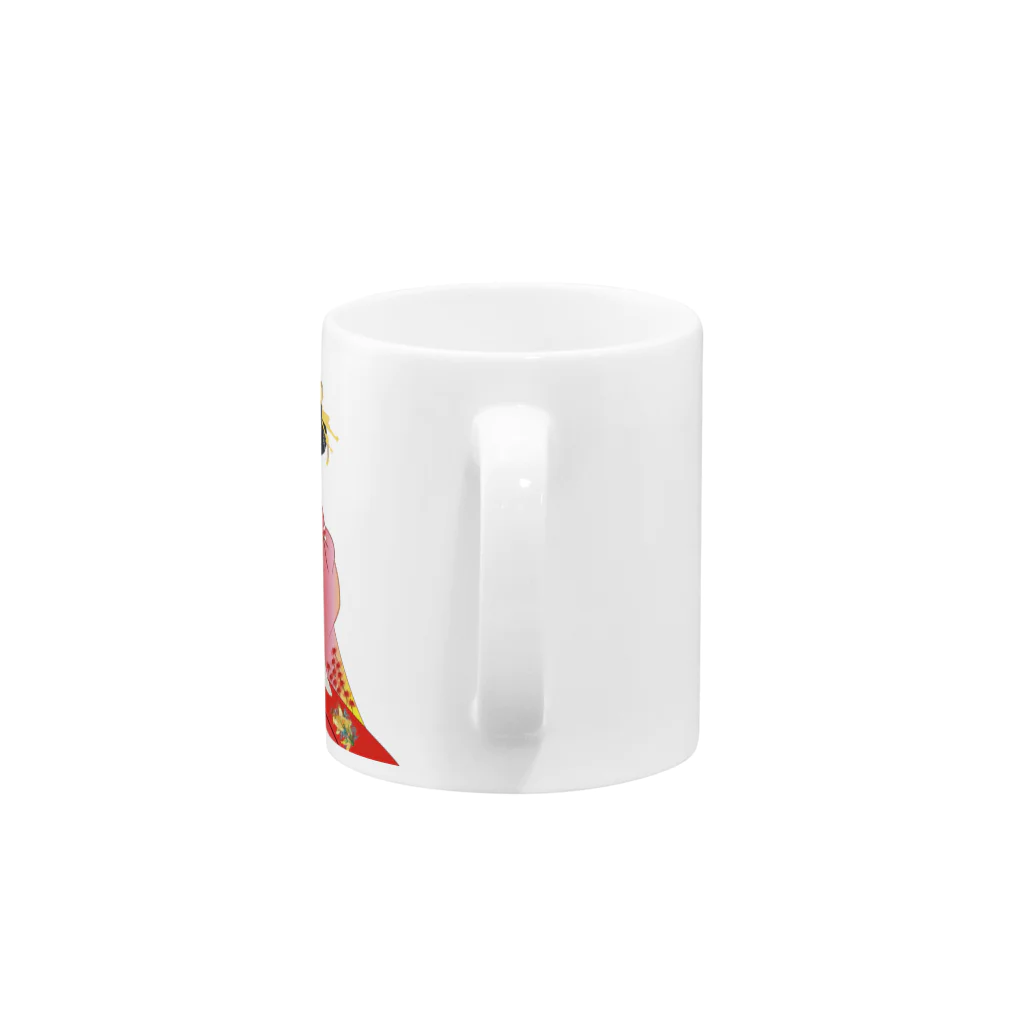 Drecome_Designの堤太鼓の女 Mug :handle