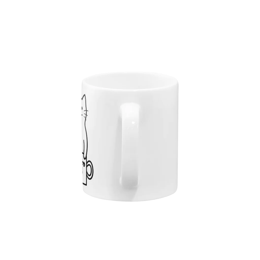 TGTの【猫コップ】 Mug :handle