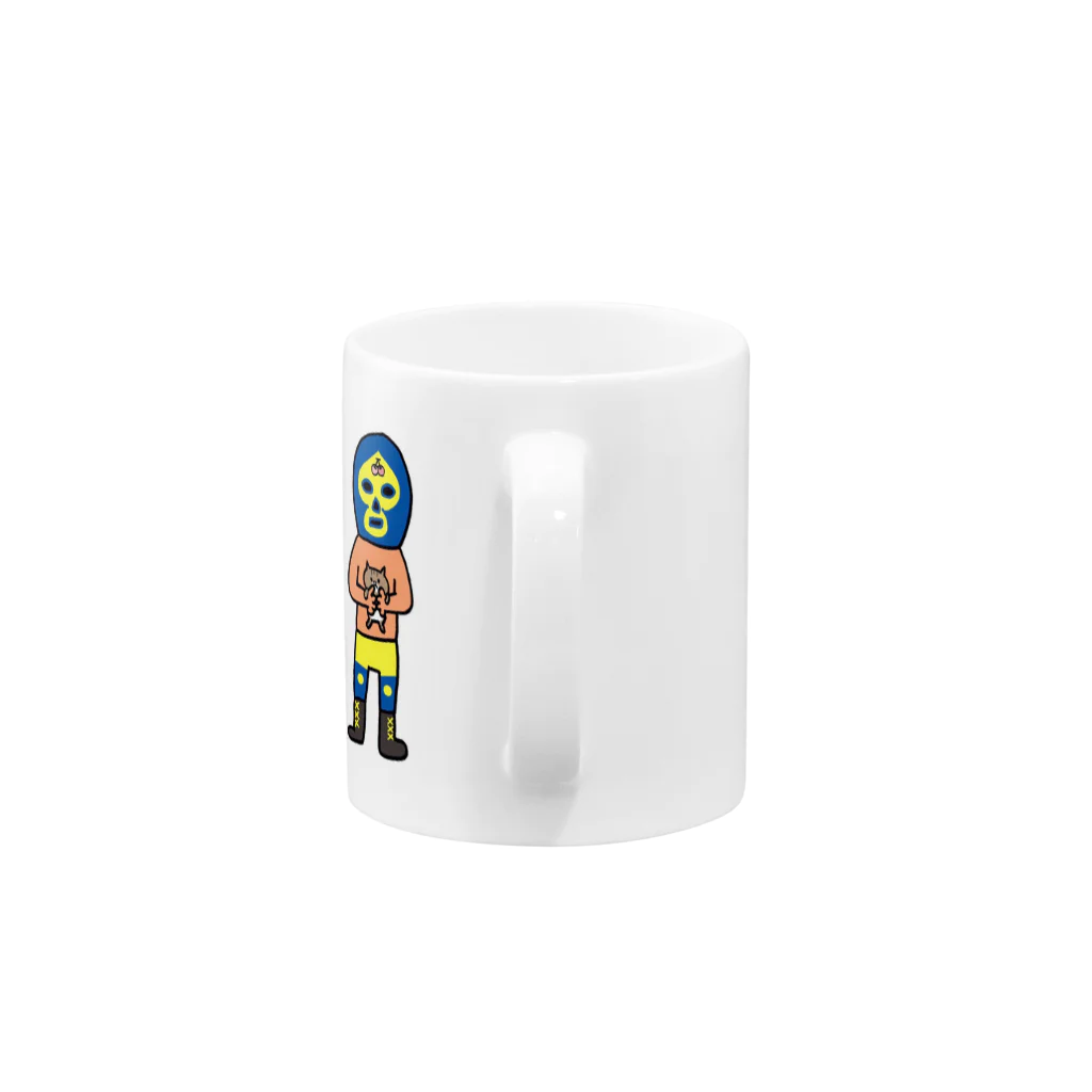 チマホマ社のチマホマレスラー Mug :handle