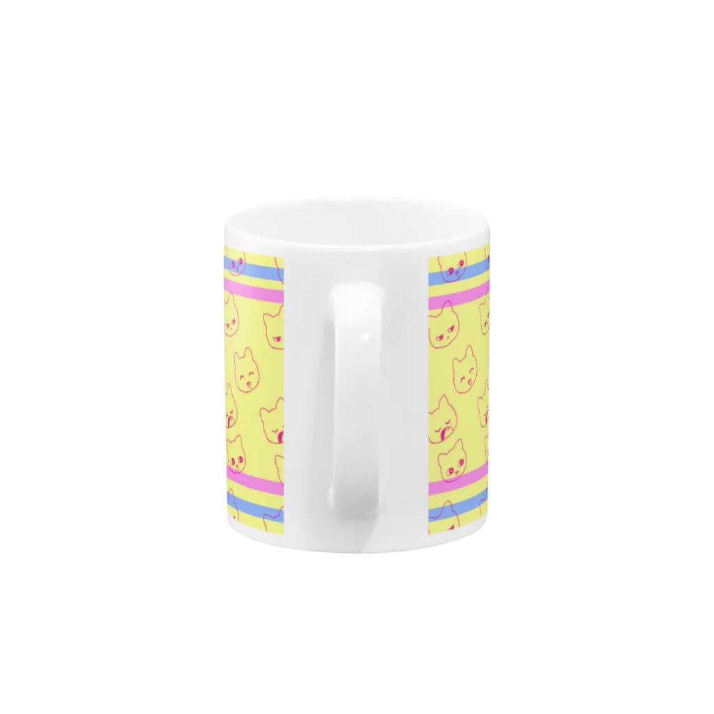 やえがしのねこねこ Mug :handle