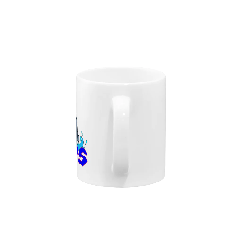 www本舗の「おジョーズ」マグカップ Mug :handle