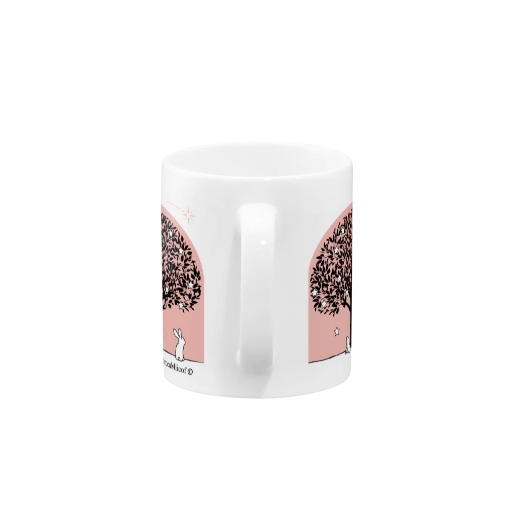 OrccaMiicofのalways with you.（AntiquePink） Mug :handle