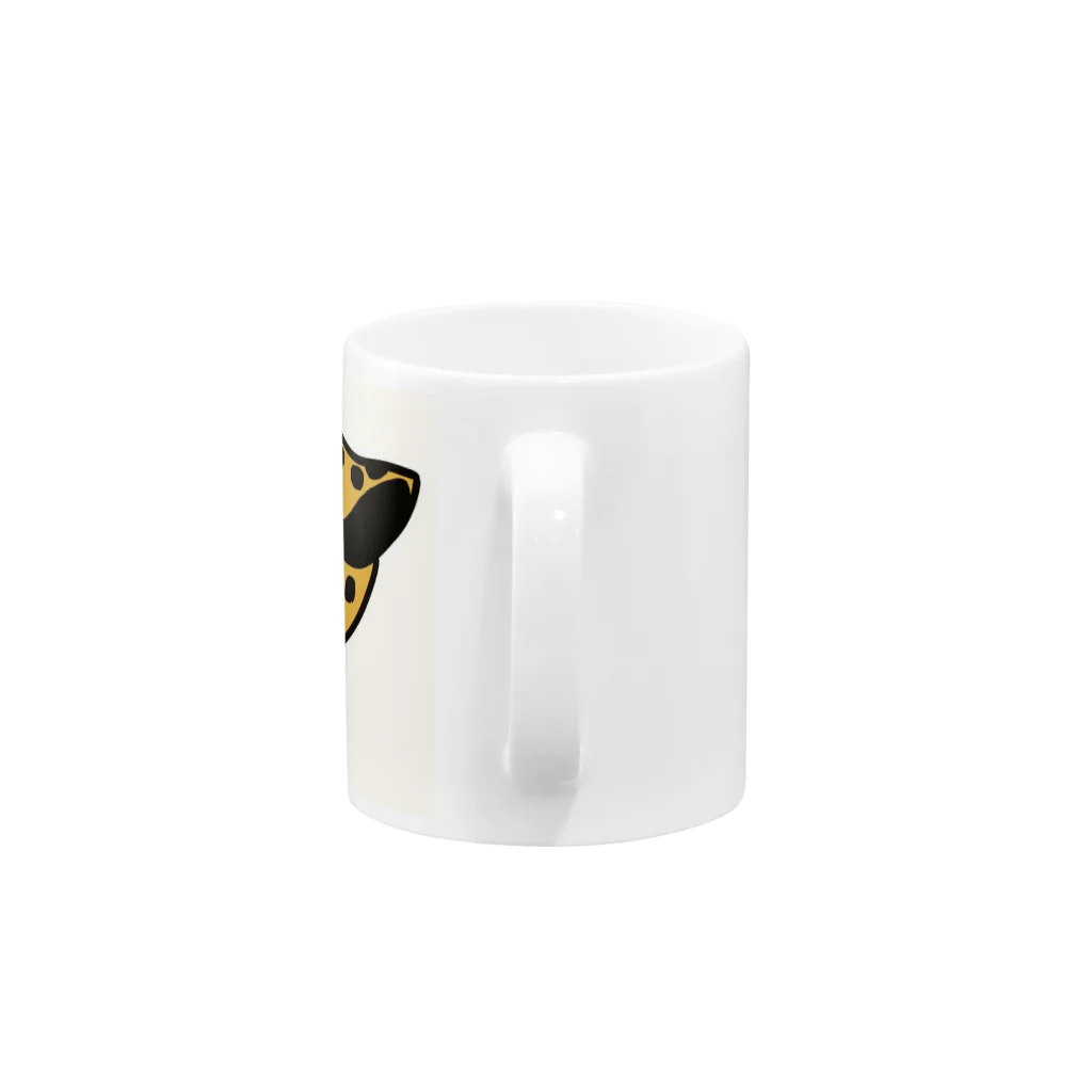 雷神xenoのジャガーのハッチ君 Mug :handle