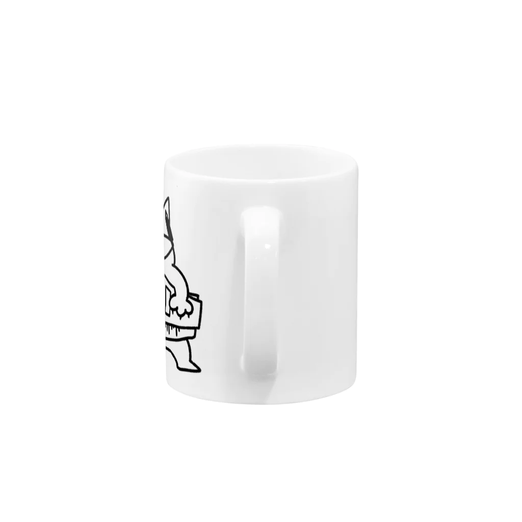 ぺんちゃん商店のじこぴー Mug :handle