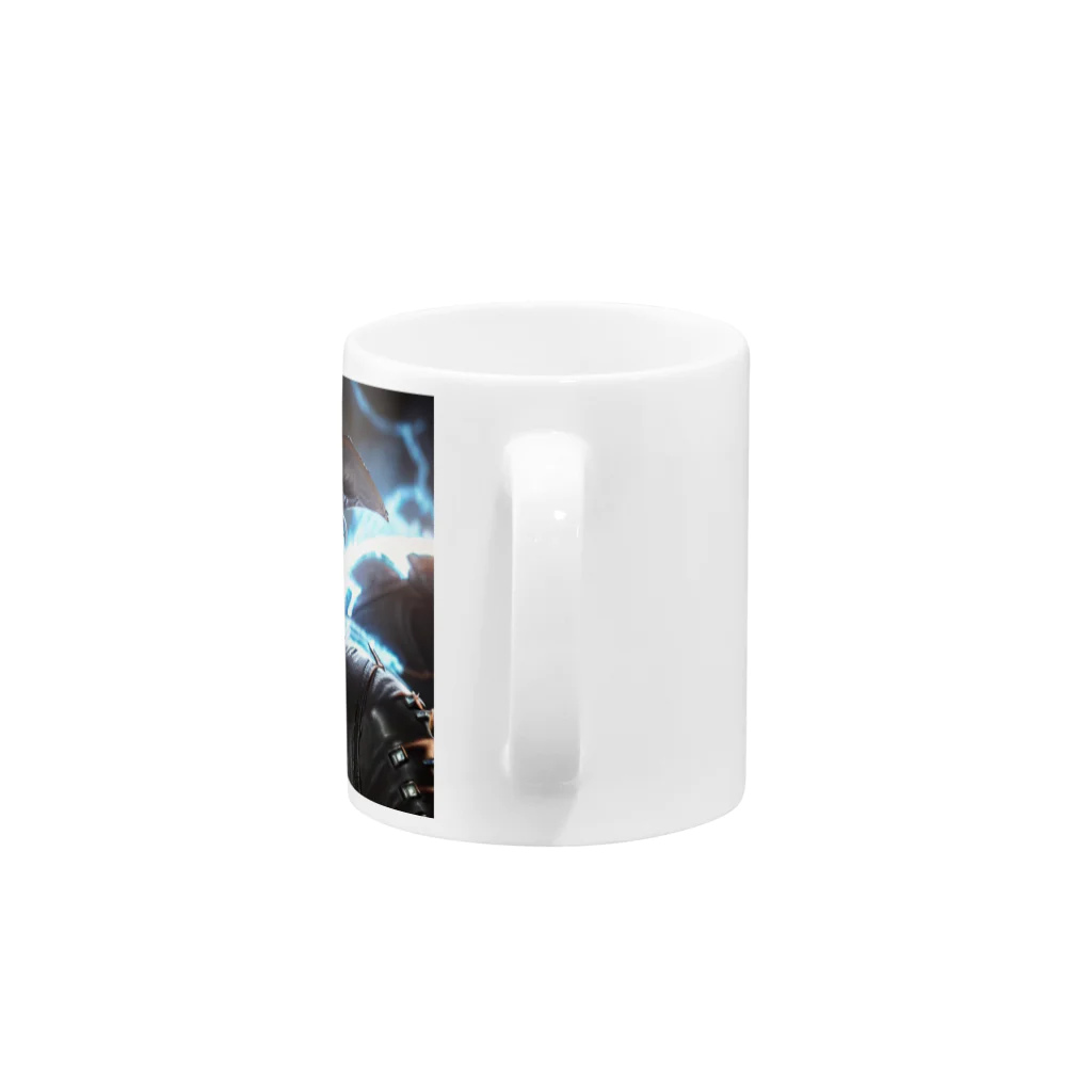 SASARiNS のSmoking horror night metallic Mug :handle