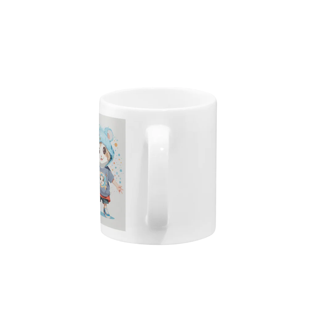 ka-washopのハムちゃりcuteグッズ Mug :handle