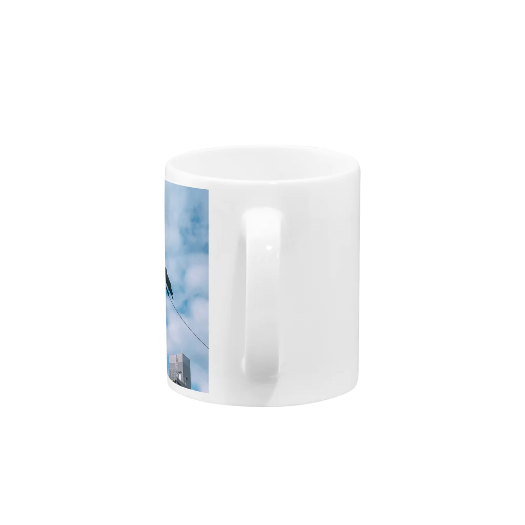 ふかみななこのカラスと空 Mug :handle