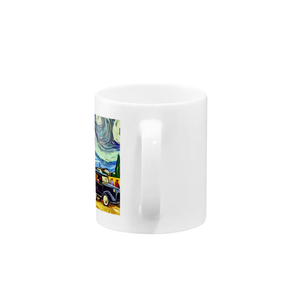 ASHITAMOの農家の秋 Mug :handle