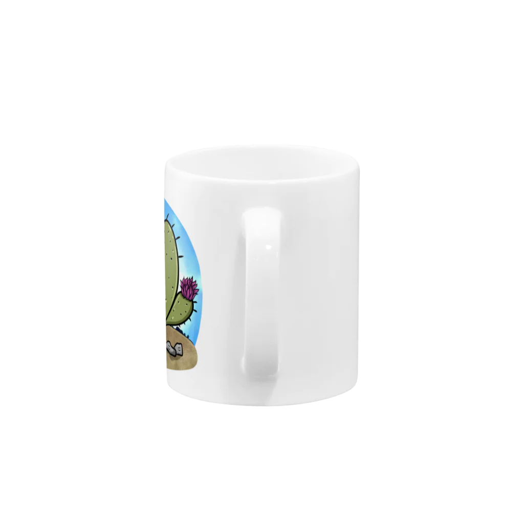 Realm of Ramblesのサボテン - 投げキス Mug :handle