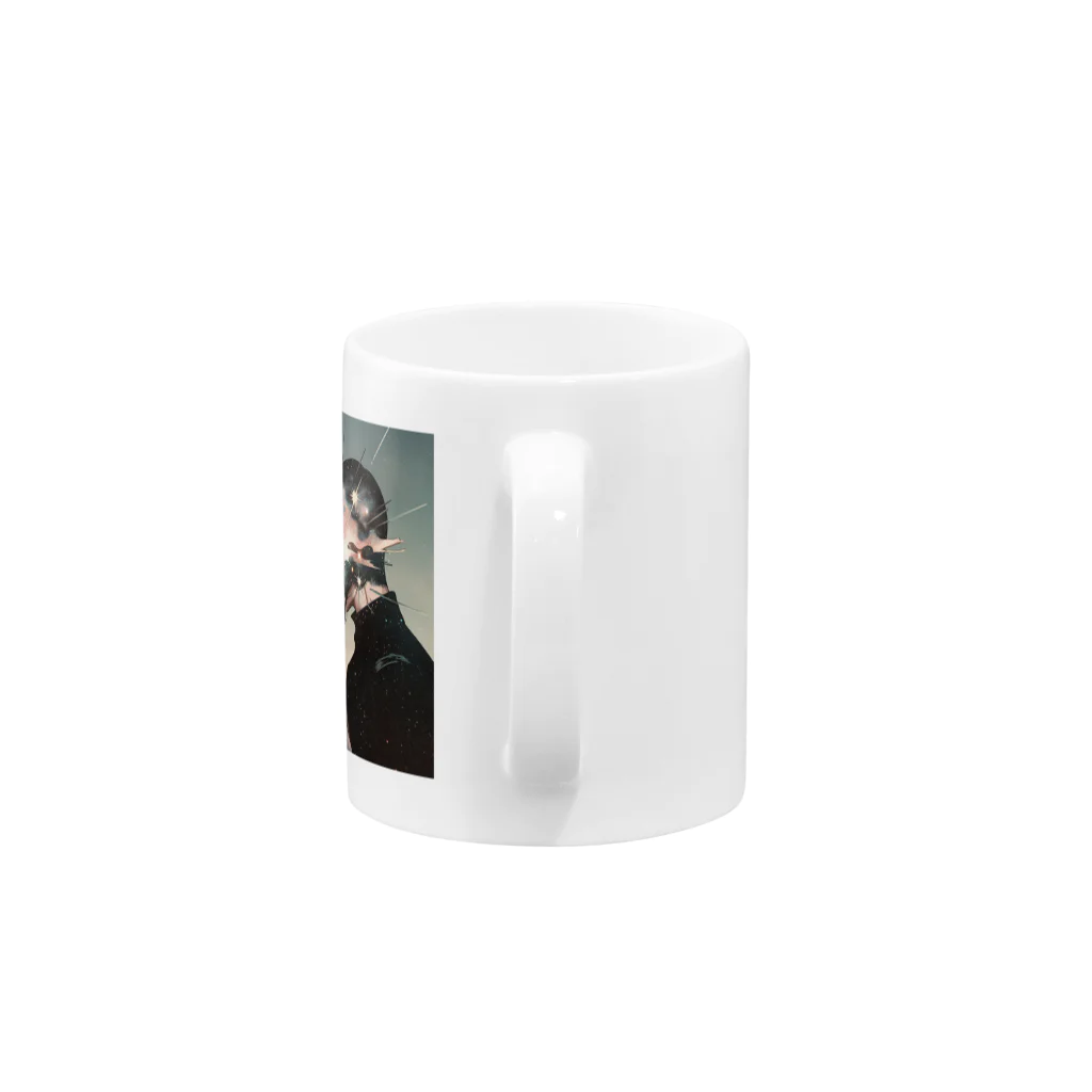 mushroomallowのUNIVERSAL KISS Mug :handle