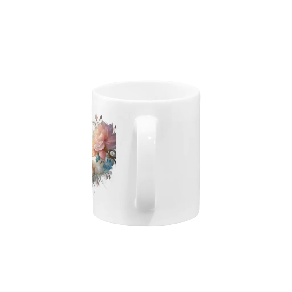 Artistry Blossomsのfantasy Flower Mug :handle