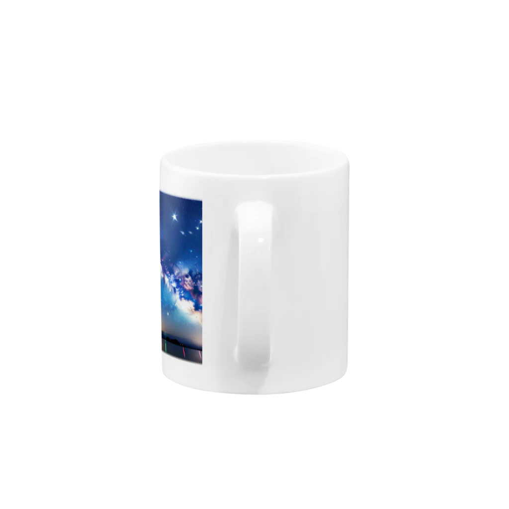 STAR_DUSTの星空をイメージしたグッズ Mug :handle