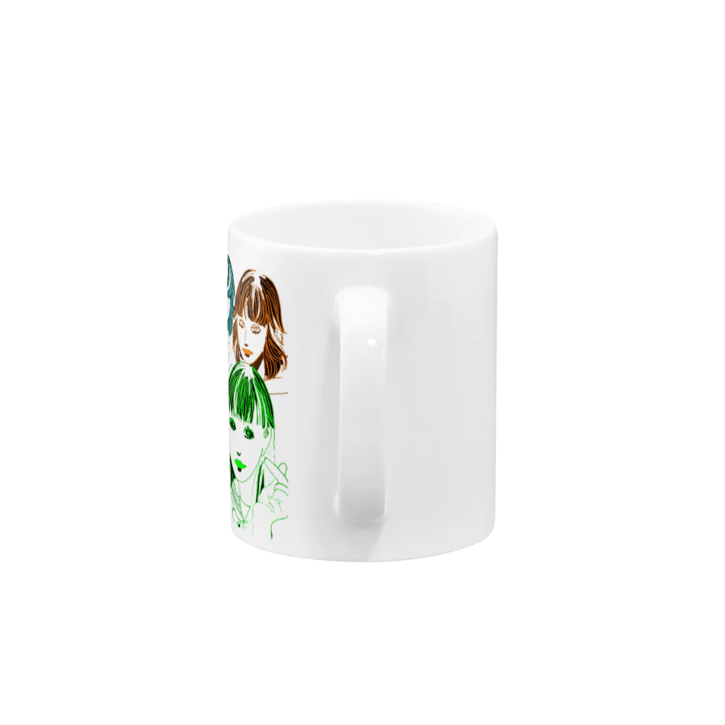 mayadayofufufuのネオンスイメンカ Mug :handle