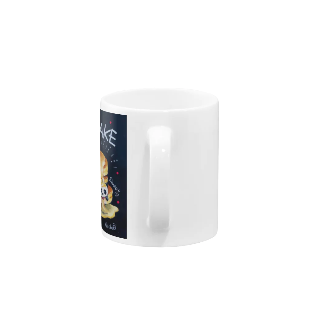 デザインハウスピリカのパンダケーキ Mug :handle