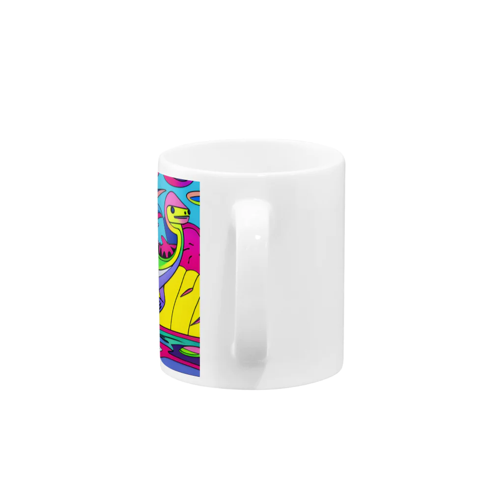 Cosmic Canvas Craft　C_C_Cのサイケデリック・ソアス  Mug :handle