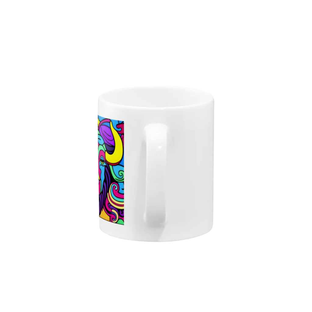 inoki113のバッファローマン Mug :handle