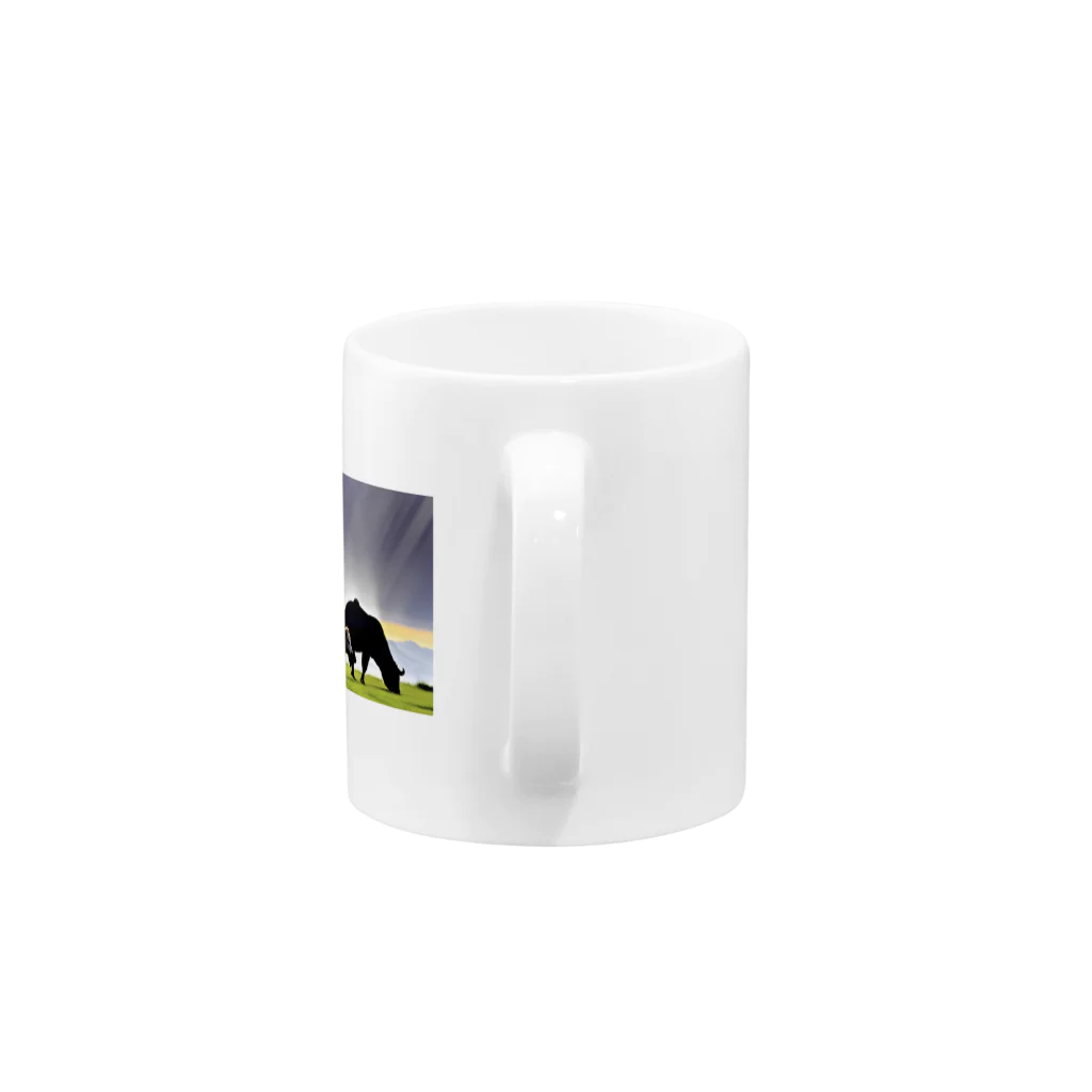 アニマルHOUSEのanimals of the world Mug :handle