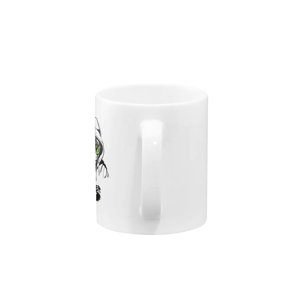 geshicoのcat ハッカー　 Mug :handle