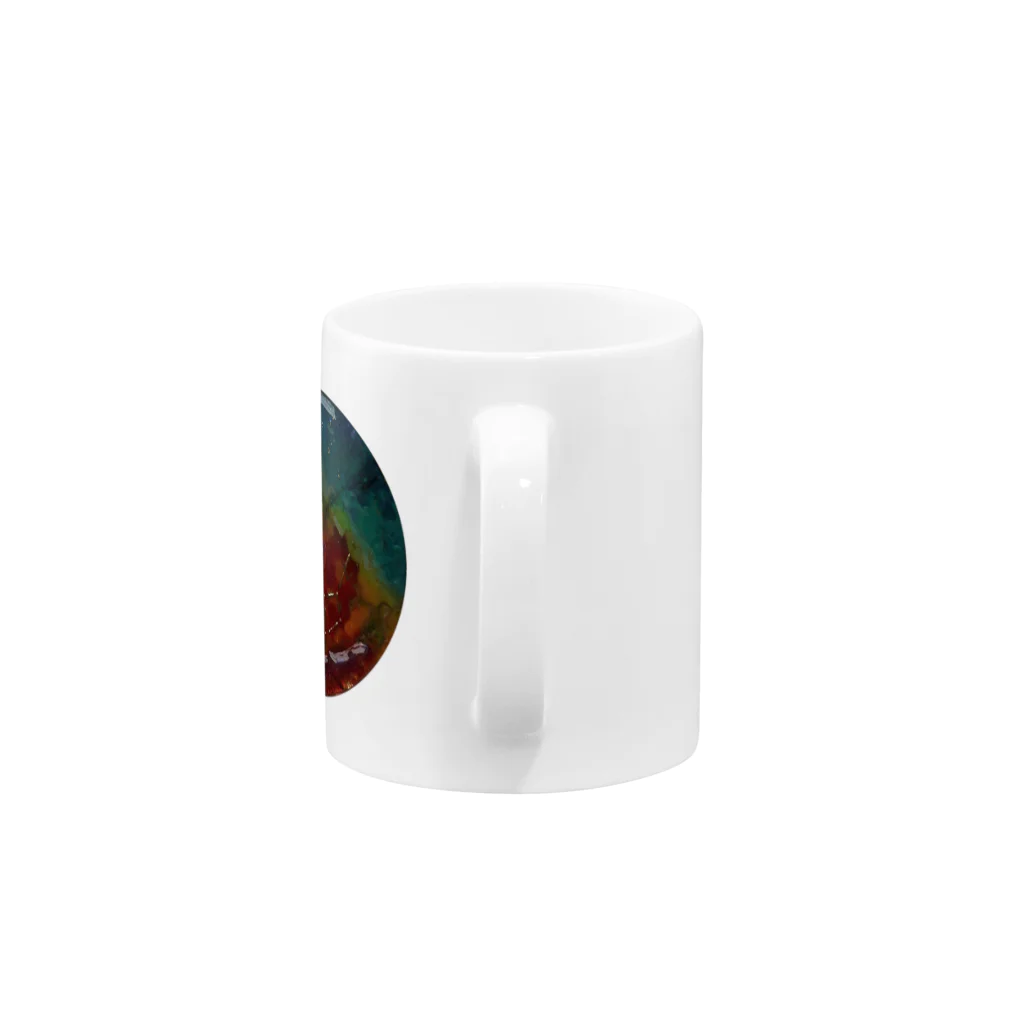 祝祭🧊テクスチャーアートのかに座 Mug :handle