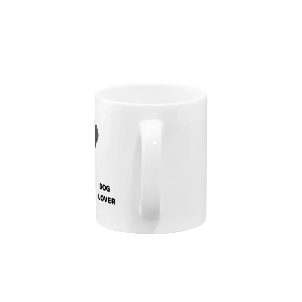 DOG LOVERのDOG LOVER（パグ） Mug :handle