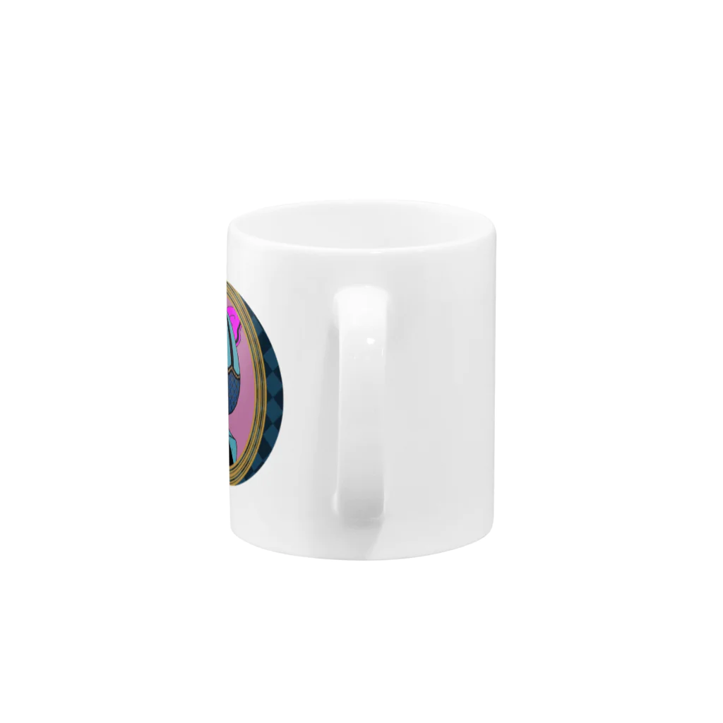 マゼンタさん育成プログラムの見守りマゼンタ Mug :handle