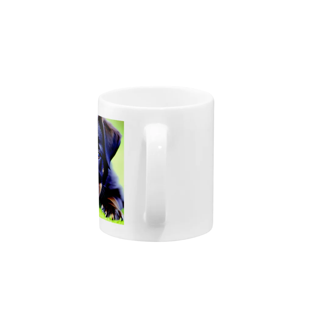 nishijima1の仔犬 Mug :handle