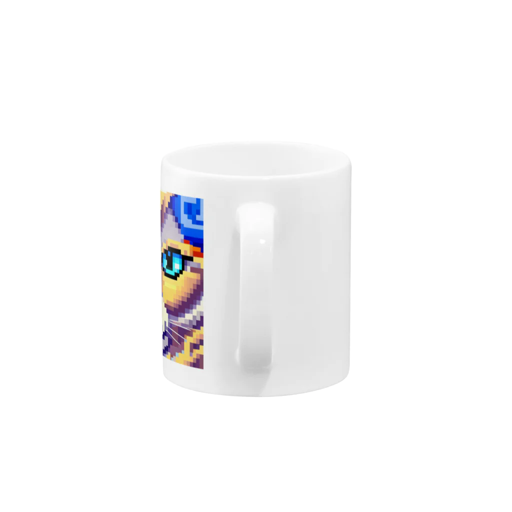 ザウルス君のネコやねん Mug :handle