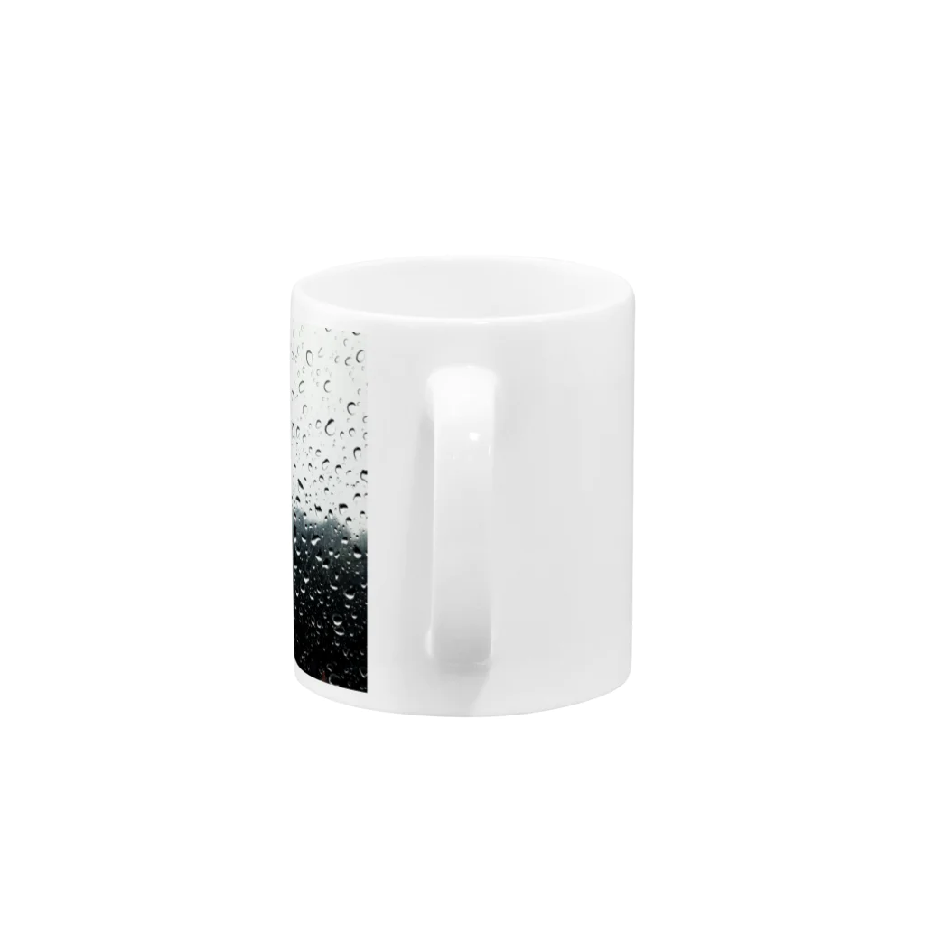 モリチエコの雨 Mug :handle