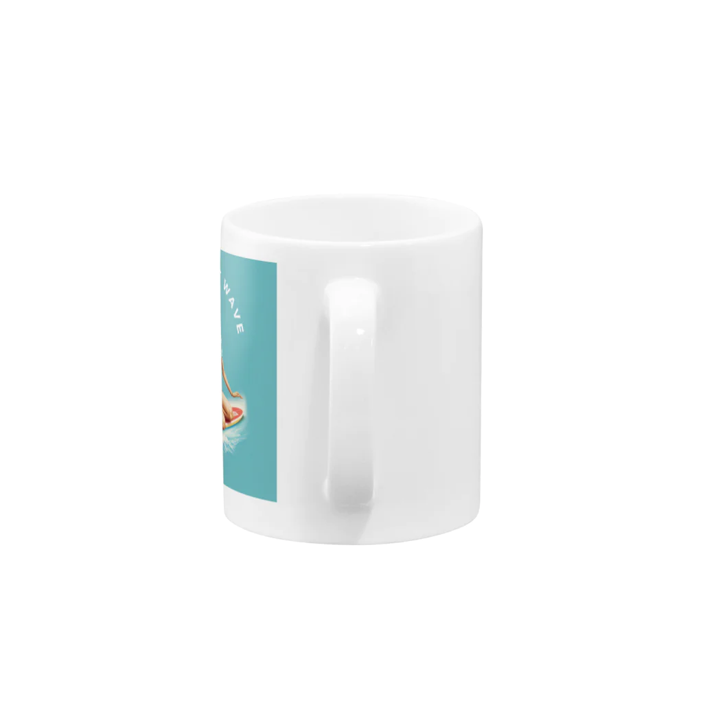 911SurfのSurf with dog Mug :handle