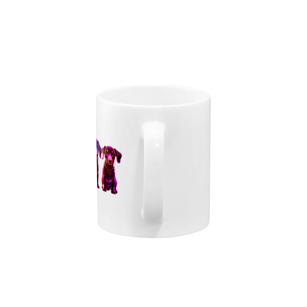 MaKenEekaRaのネオンダックス Mug :handle