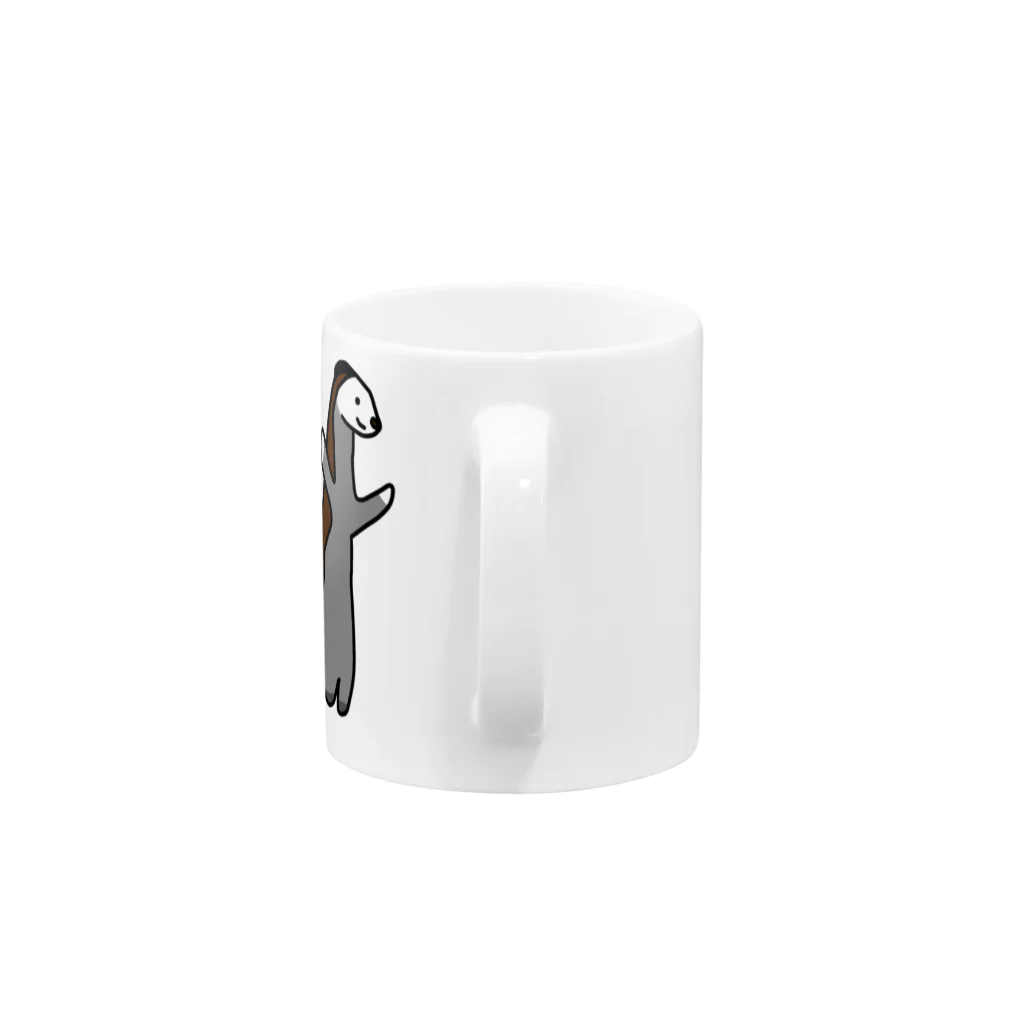 イヤホンの店のおこじょ Mug :handle